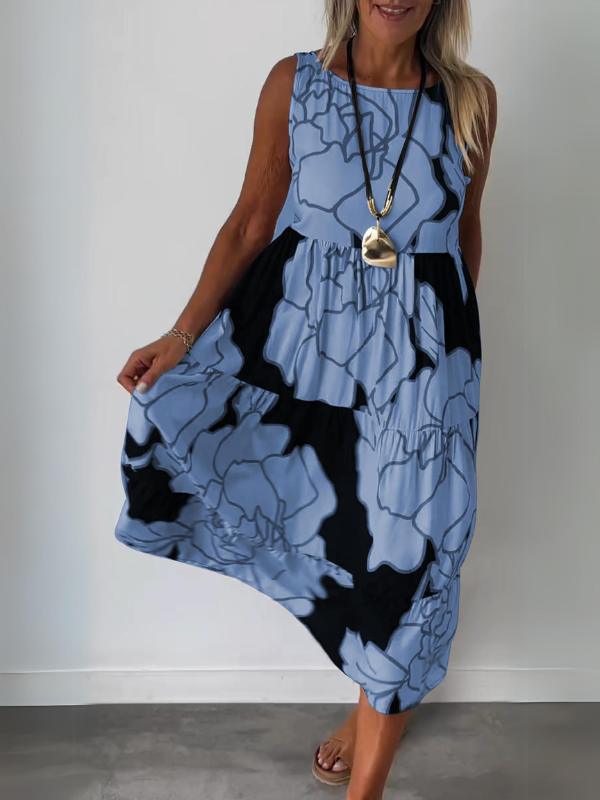 Vestido Casual Estampado Floratta