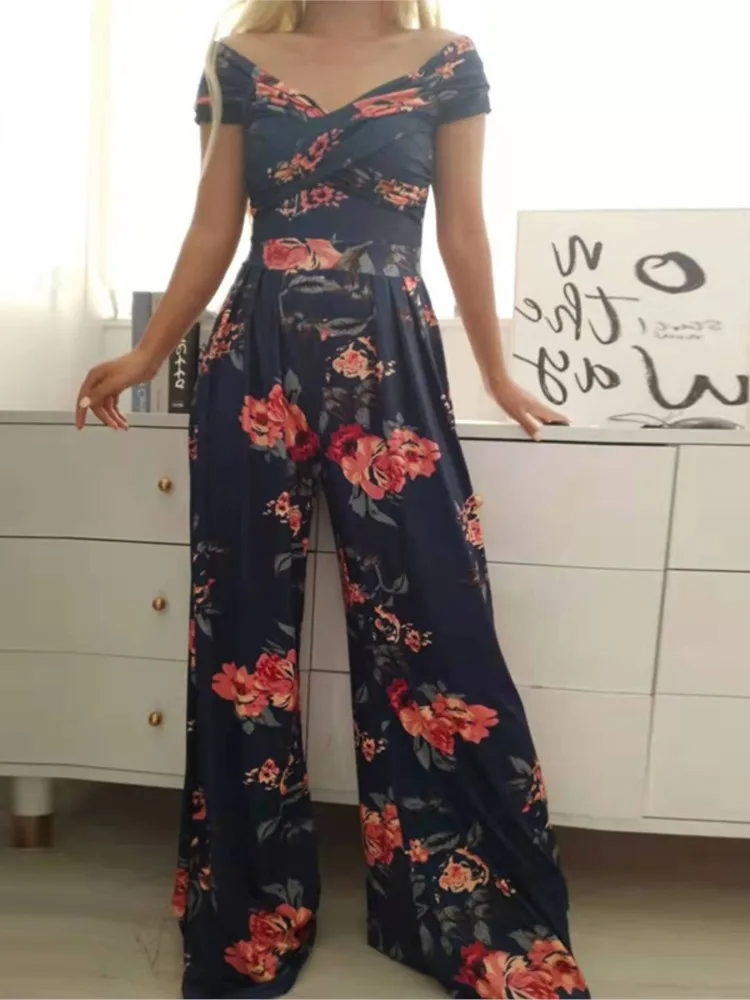 Macacão Cintura Alta Estampado Opulent