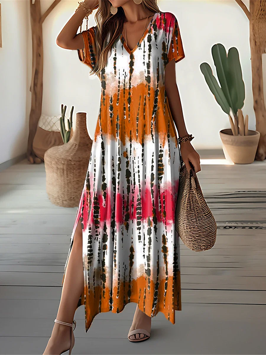 Vestido Longo com Decote em V Elegance - Priya
