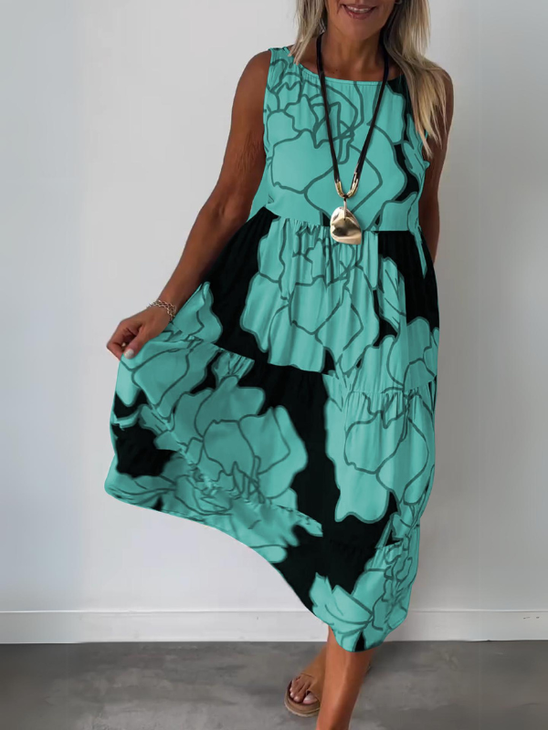 Vestido Casual Estampado Floratta