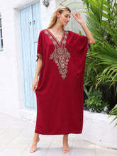 Kaftans Bordado Verão 2025 Vinho - Original Priya™