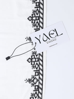 Kaftans Bordado Verão 2025 Branco - Original Priya™