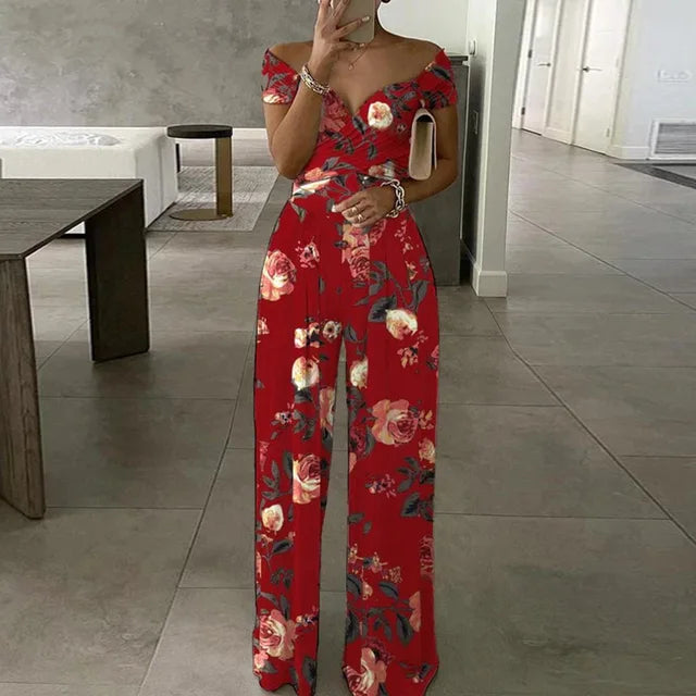 Macacão Cintura Alta Estampado Opulent