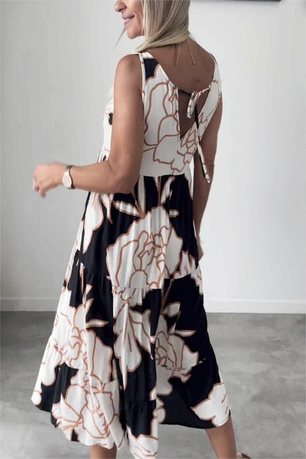 Vestido Casual Estampado Floratta
