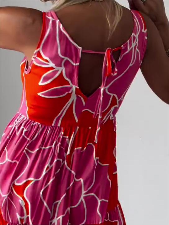 Vestido Casual Estampado Floratta