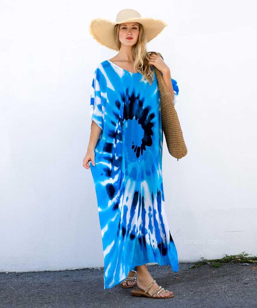 Colors Louise casual Verão 2024 Caftan - Mavive™ - Mavive