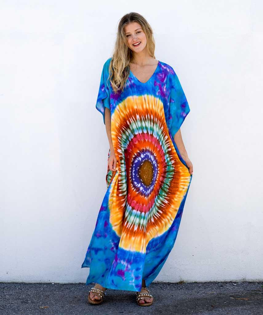 Colors Louise casual Verão 2024 Caftan - Mavive ™ - Mavive