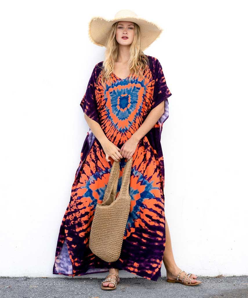 Colors Louise casual Verão 2024 Caftan - Mavive ™ - Mavive