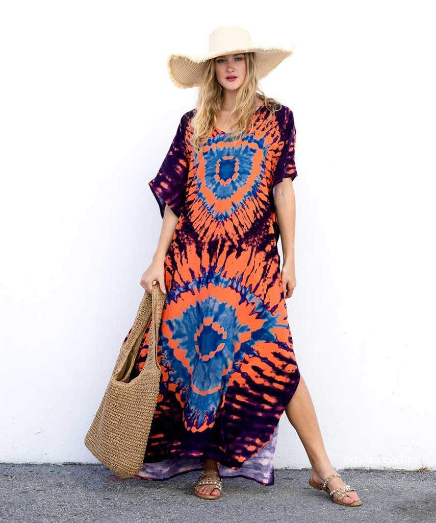Colors Louise casual Verão 2024 Caftan - Mavive ™ - Mavive