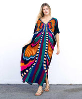Colors Louise casual Verão 2024 Caftan - Mavive ™ - Mavive