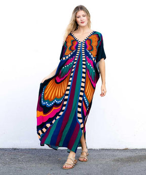 Colors Louise casual Verão 2024 Caftan - Mavive ™ - Mavive