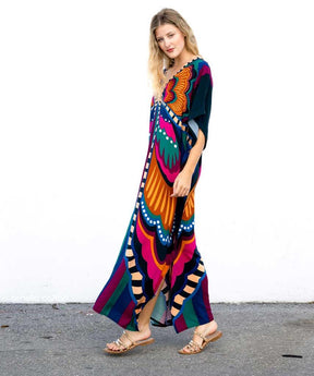 Colors Louise casual Verão 2024 Caftan - Mavive ™ - Mavive