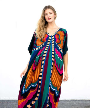 Colors Louise casual Verão 2024 Caftan - Mavive ™ - Mavive